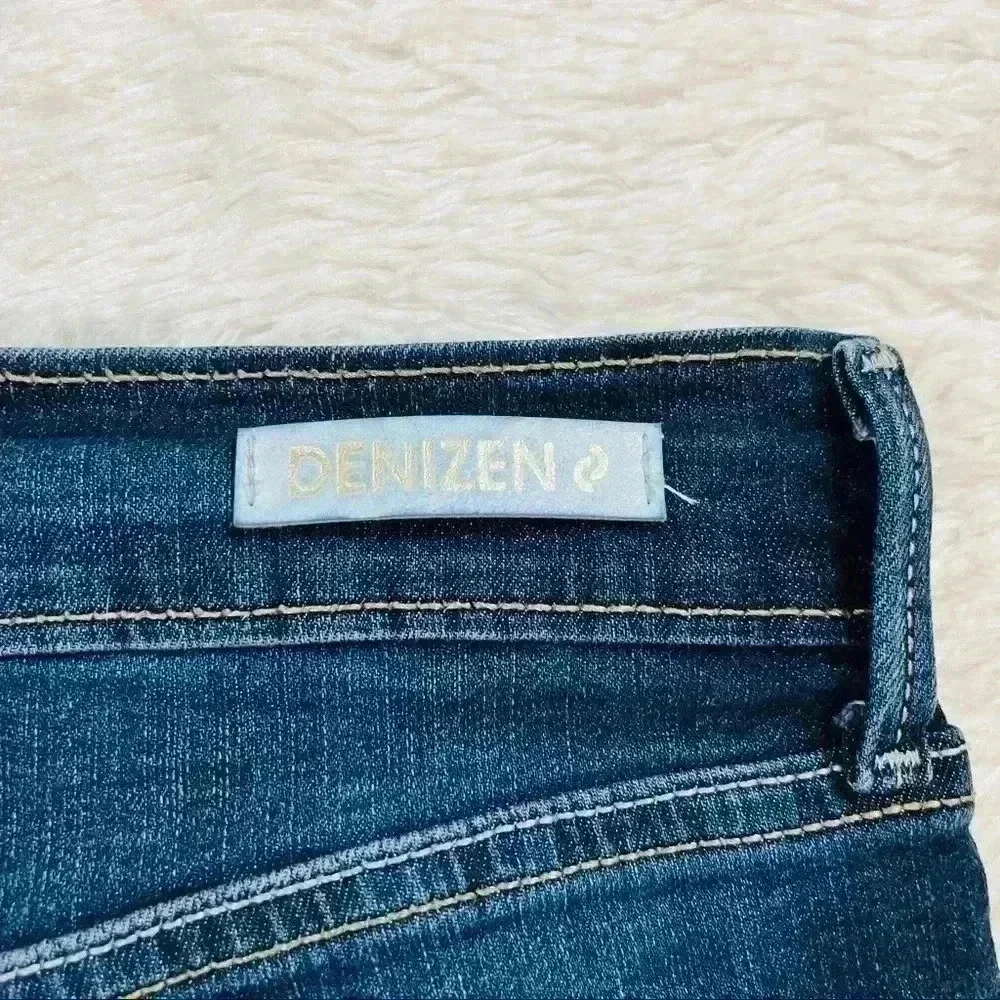 Levi’s‎ Denizen High Rise Faded Webbed Stretch Denim Jean Shorts Size 11 (W30)